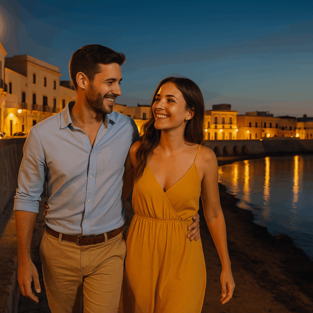Coppia innamorata a Gallipoli scopre il salento partendo da corte crudili.