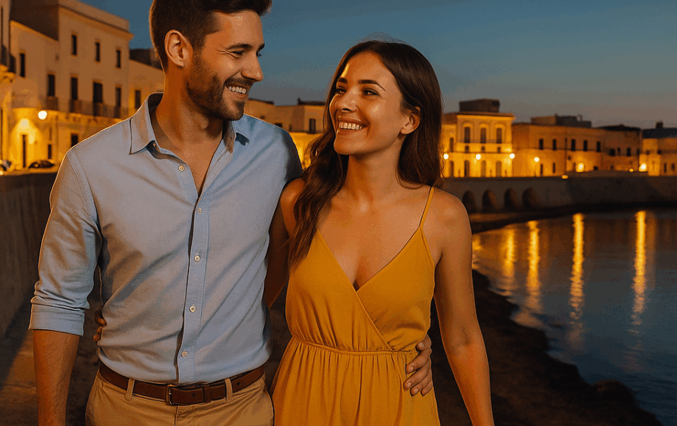 Coppia innamorata a Gallipoli scopre il salento partendo da corte crudili.